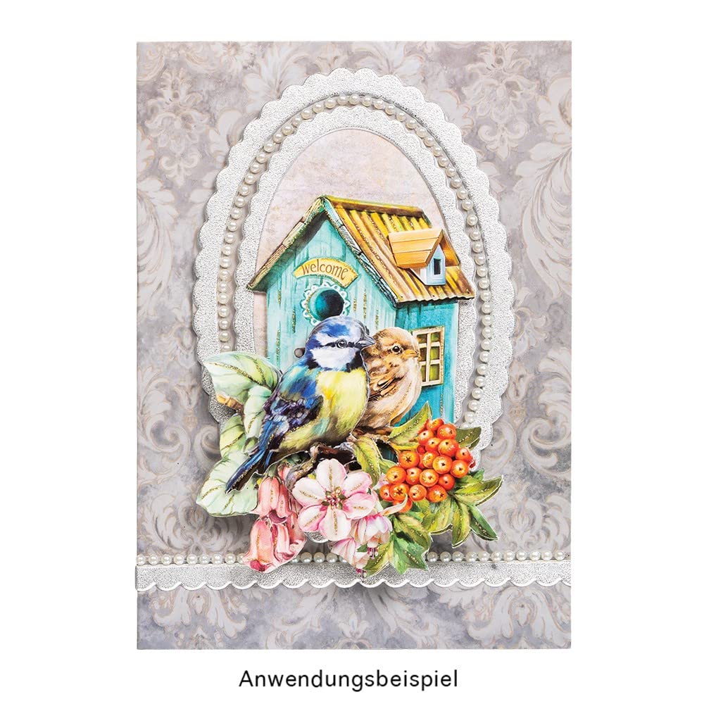 ideen-mit-herz-gru-karten-set-ornamentik-1-b6-blanko-10-karten-mit-umschl-gen image 2