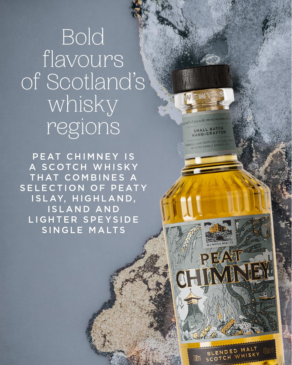 wemyss-malts-peat-chimney-blended-scotch-whisky-0-7-l-mit-geschenkverpackung image 4