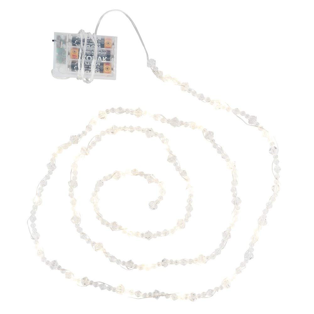 ideen-mit-herz-led-lichterkette-300-cm-30-leds-warmwei-kristall-perlen-batterieb image 2