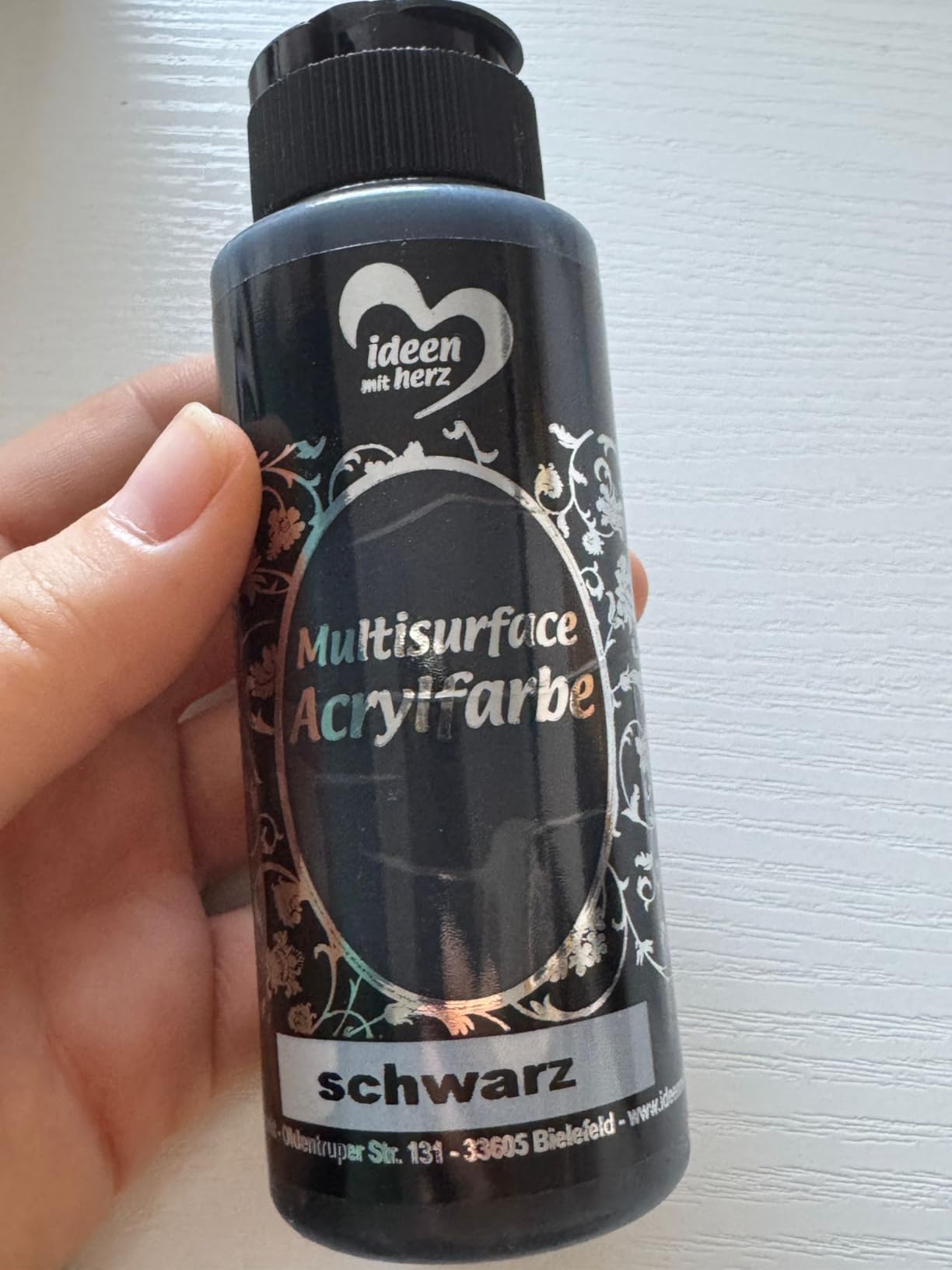 Klappt auch auf Glas