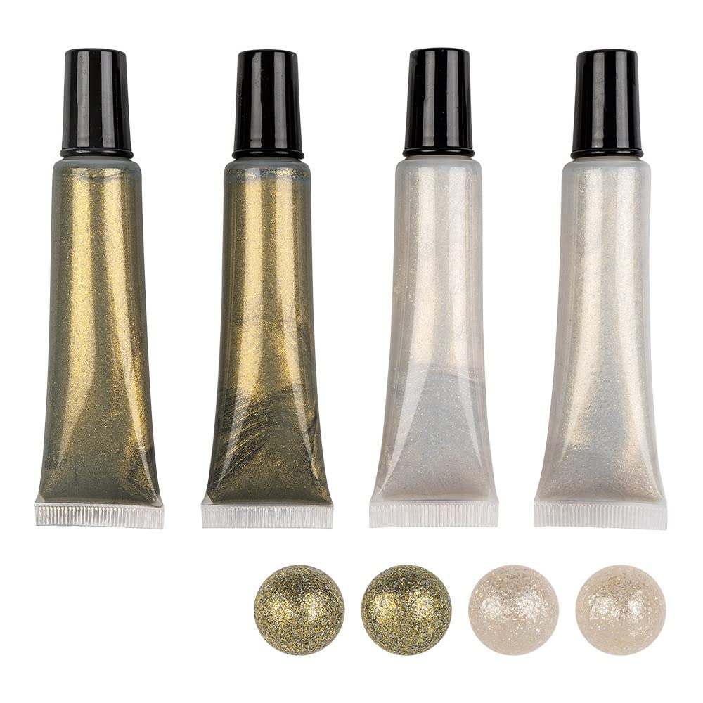 ideen-mit-herz-perlen-pen-set-metallic-4-x-25-ml-rosa-pink-flieder-mint image 8