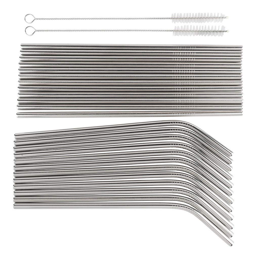 ideen-mit-herz-edelstahl-strohhalme-set-24-teilig-2-b-rsten image 1