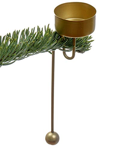 hdg-balancehalter-baumkerzenhalter-f-r-teelicht-gold-4er-set image 4