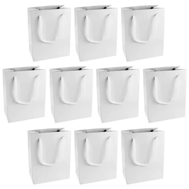 ideen-mit-herz-geschenktaschen-mit-henkel-18x14x8-cm-wei-10-st-ck image 1