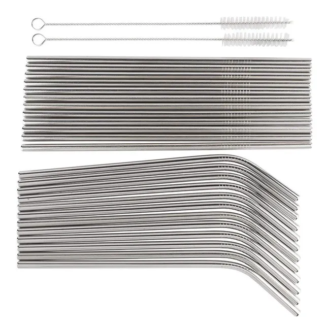 ideen-mit-herz-edelstahl-strohhalme-set-24-teilig-2-b-rsten image 1