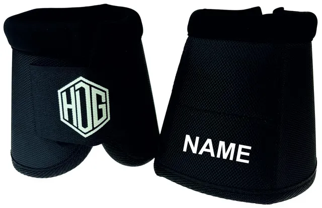 hdg-hufglocken-mit-name-personalisiert-2er-set-schwarz-m image 1
