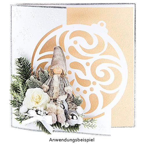 ideen-mit-herz-deluxe-gru-karten-weihnachtskugel-16x16-cm-10-st-ck-inkl-einleger image 4