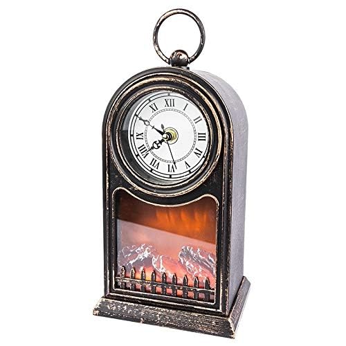 ideen-mit-herz-led-kaminfeuer-laterne-uhr-mit-timer-27-5-cm image 3