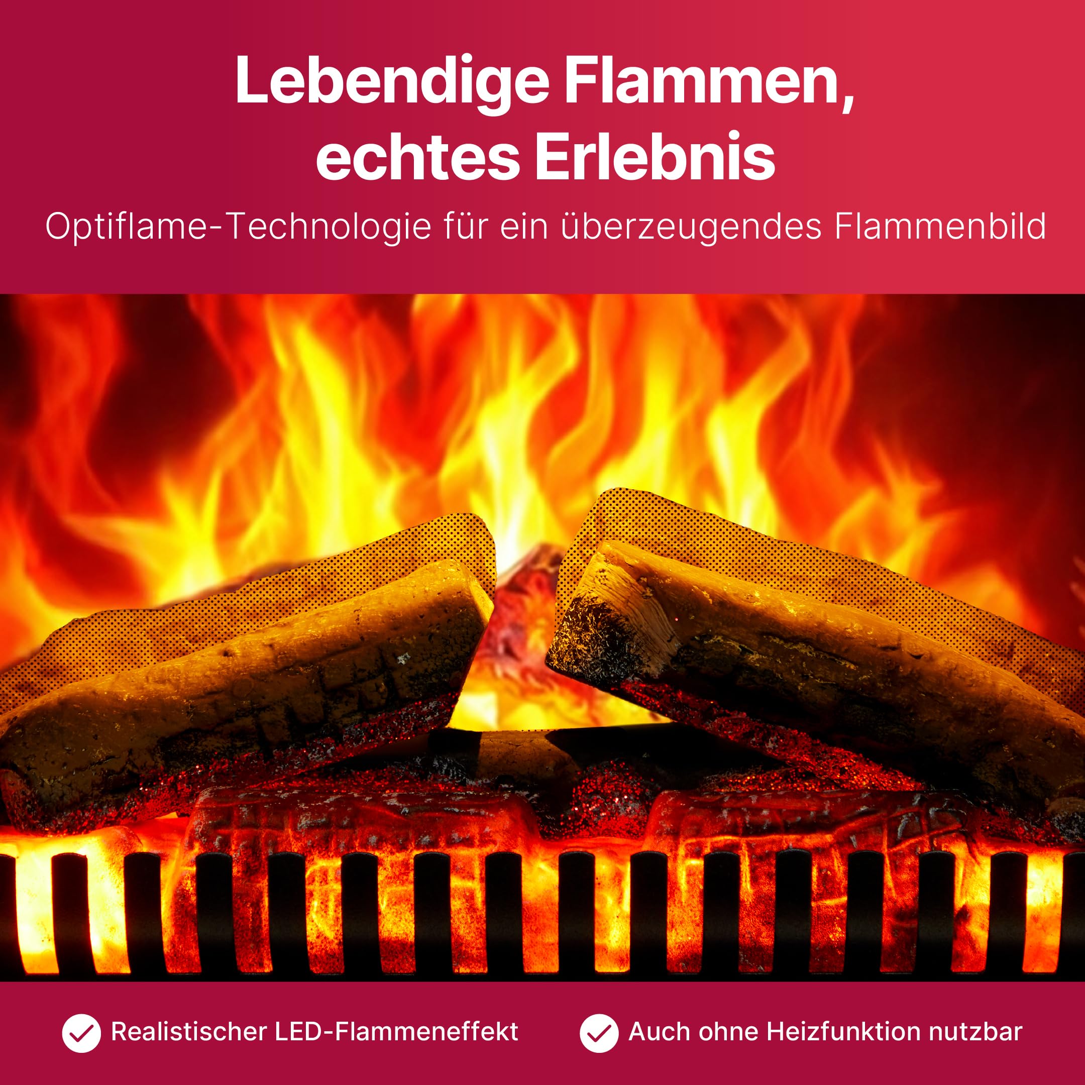 dimplex-club-elektrokamin-freistehend-optiflame-led-holzscheit-glutbett-2-kw-hei image 6