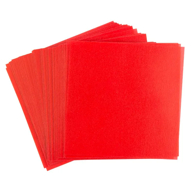 ideen-mit-herz-transparentpapier-rot-10x10-cm-100-blatt-110-g-qm-premium-faltpap image 1
