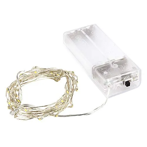 ideen-mit-herz-40er-led-draht-lichterkette-warmwei-205-cm-batteriebetrieben image 1