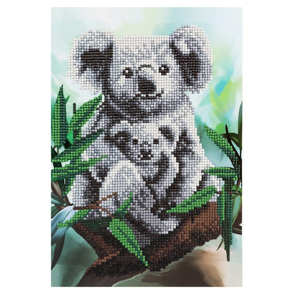ideen-mit-herz-diamond-painting-gru-karte-koalas-din-a4-komplettset-mit-umschlag image 3