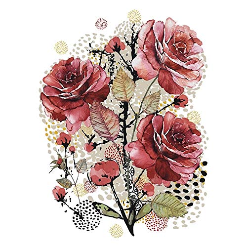ideen-mit-herz-color-b-geltransfer-din-a4-blumen-bl-ten-design-05-textilfolie image 5