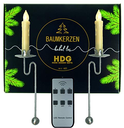 hdg-led-baumkerzen-kabellos-6er-set-mit-pendelhalter-silber-wei image 7