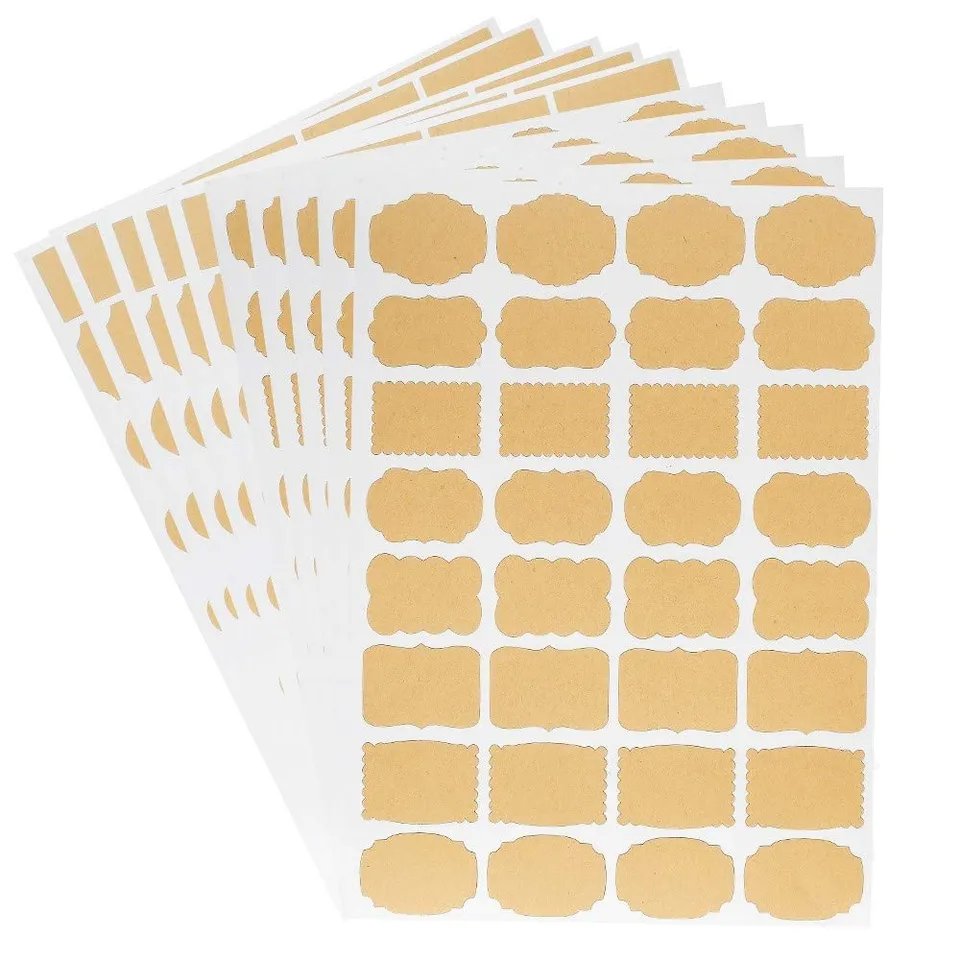 ideen-mit-herz-kraftpapier-etiketten-selbstklebend-320-st-ck-16-formen-10-bogen- image 1