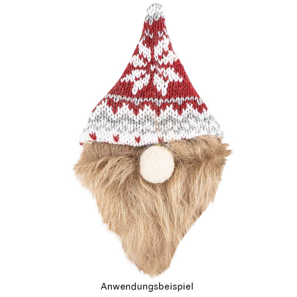 ideen-mit-herz-kunstfell-band-12-cm-x-2-m-hellbraun-polyester image 6