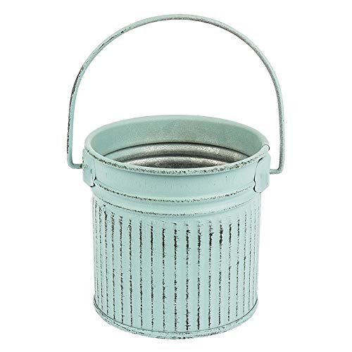 ideen-mit-herz-deko-eimer-mit-henkel-eisen-mint-7-cm-x-7-cm image 2