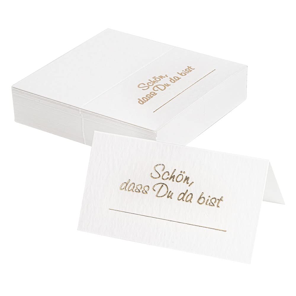 ideen-mit-herz-tischkarten-sch-n-dass-du-da-bist-10-x-9-cm-strukturkarton-300-g- image 1