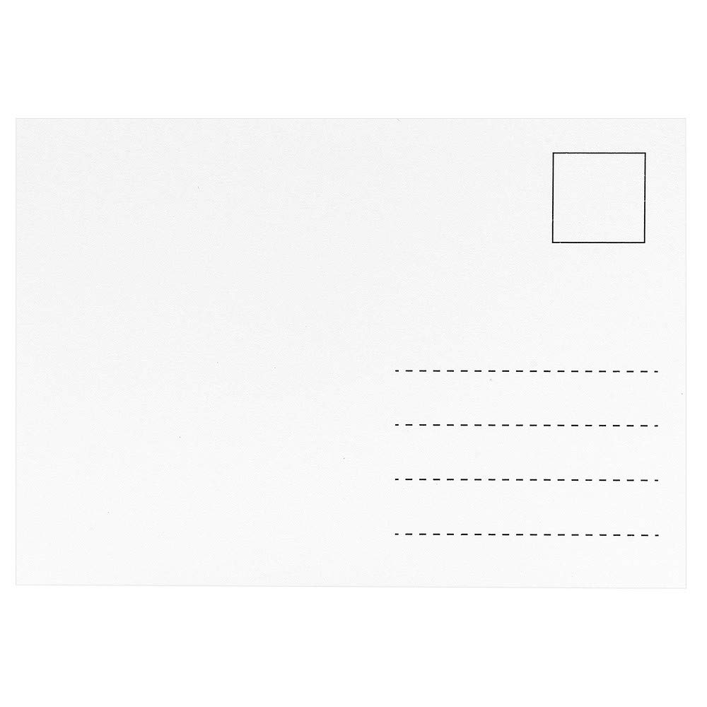 ideen-mit-herz-blanko-postkarten-wei-din-a6-100-st-ck-300-g-m image 1