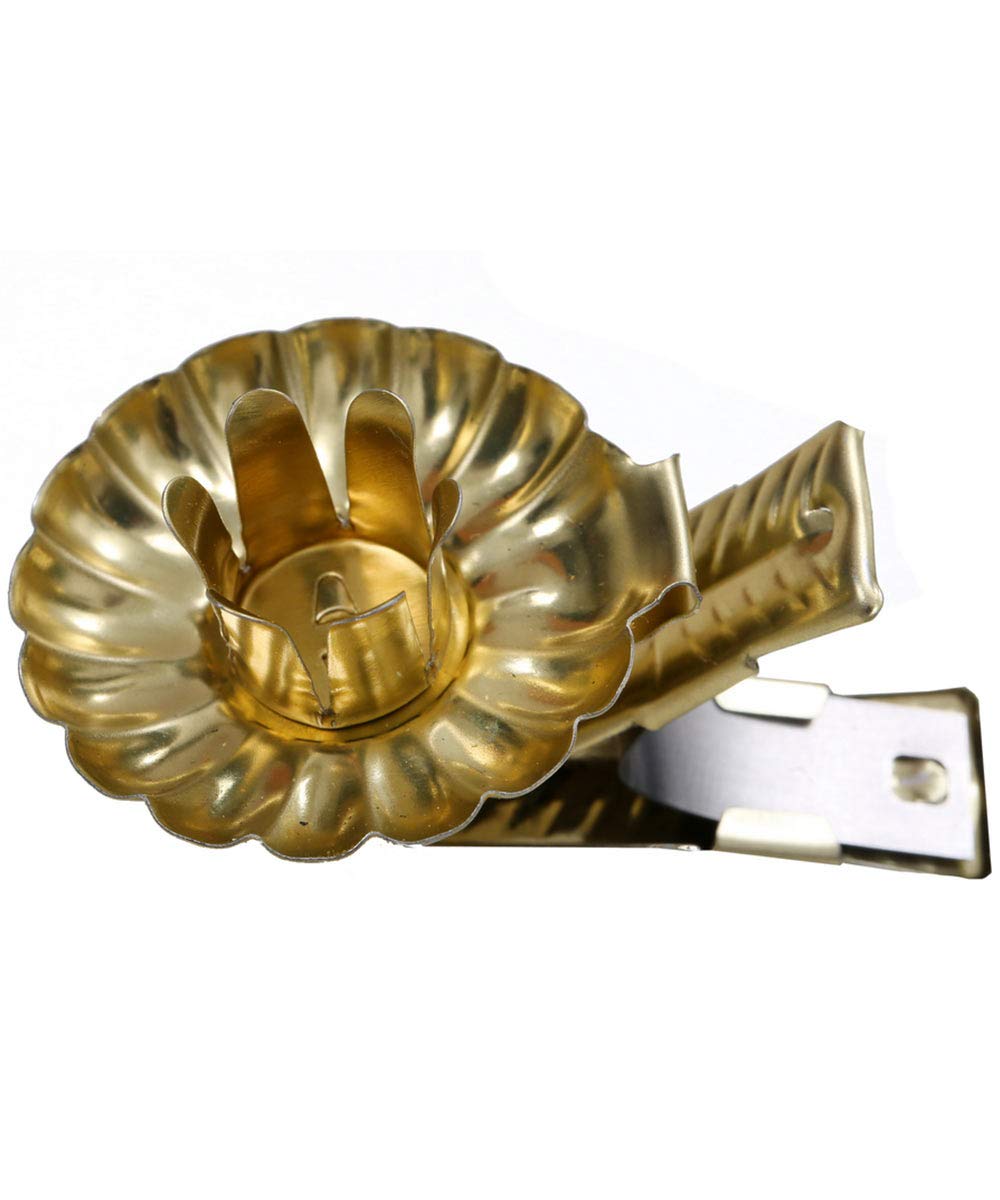 hdg-baumkerzenhalter-clip-10er-set-gold image 1