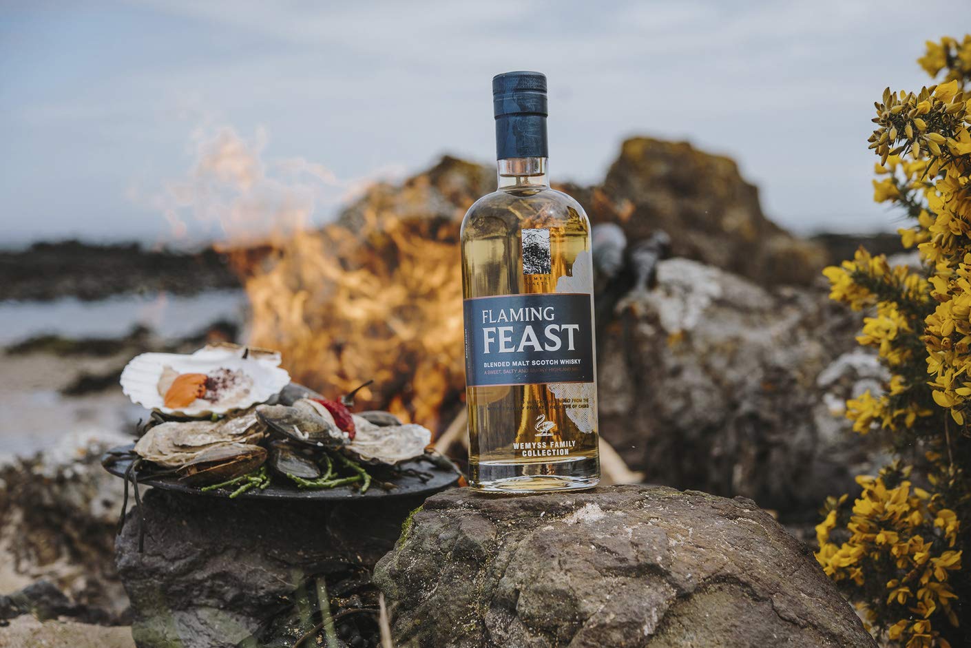 wemyss-malts-flaming-feast-blended-scotch-whisky-0-7-l-family-collection image 7