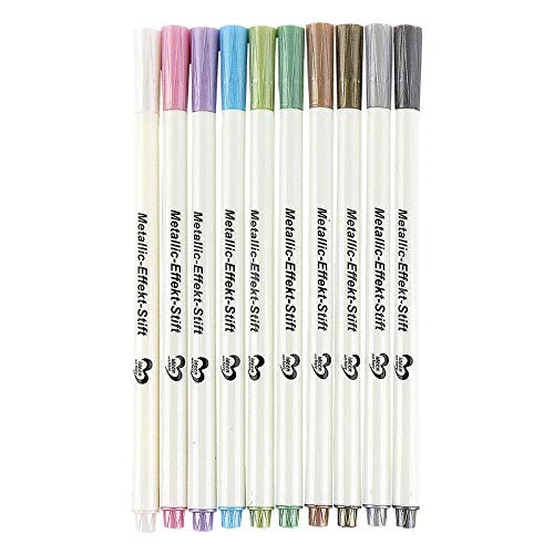 ideen-mit-herz-metallic-marker-metallic-effekt-stifte-10-farben-1-mm image 1